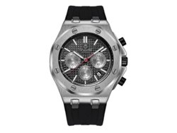Reloj multifuncional Ochstin 6100e para hombre con movimiento de cuarzo, resistente al agua y correa de TPU.