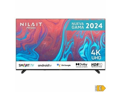 Smart TV NILAIT Prisma NI-43UB7001S (Negro - E - 65 - 4K Ultra HD)