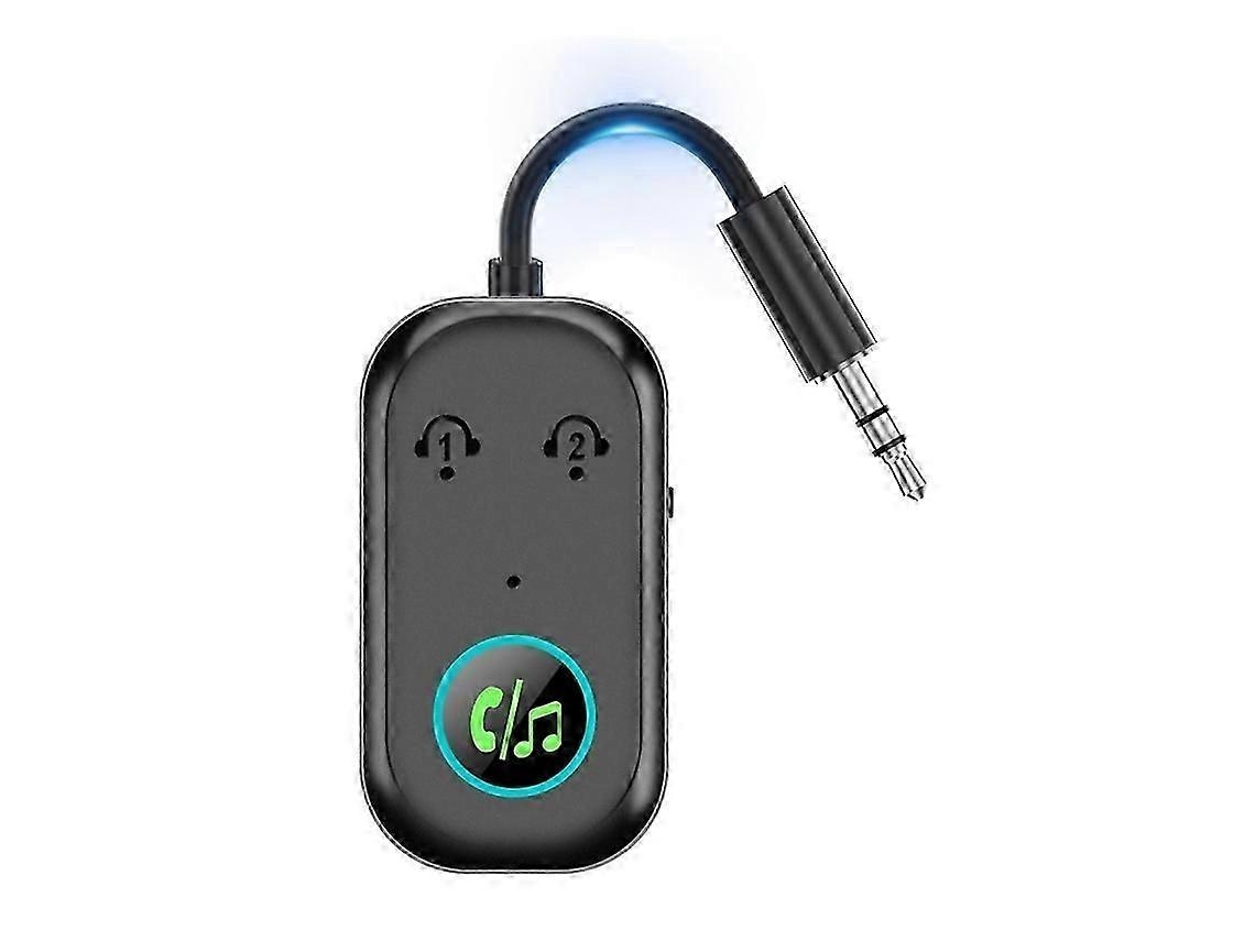 Transmisor y receptor Bluetooth, conector de 3,5 mm a transmisor Bluetooth 5.3, 2 en 1 Rosewell