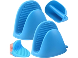 2 guantes de silicona para horno - De -40 °C a +220 °C - Con mangos - Para hornear