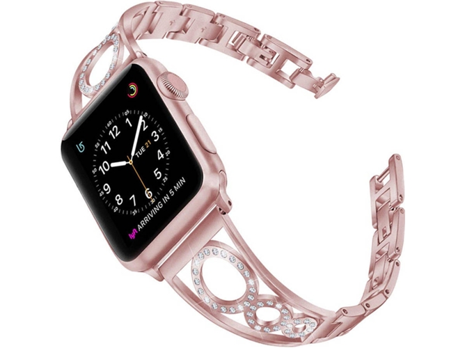 Correa Apple Watch 38, 40 mm WJS Metal Rosa