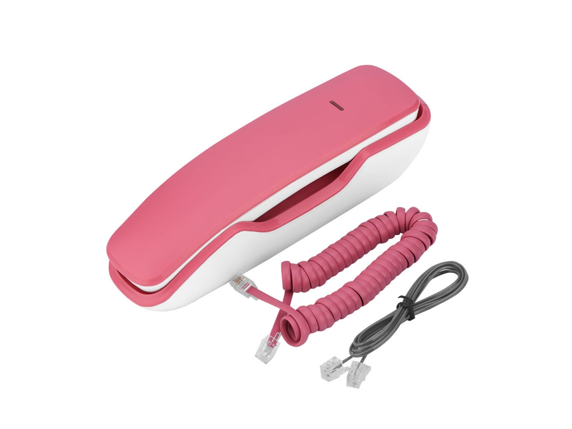 Teléfono Fijo De Pared Con Función De Pausa/silencio/rellamada Para El Hogar, Con Sonido Nítido.