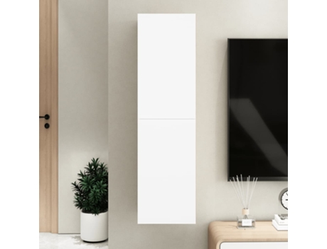 Mueble para la televisión VIDAXL Blanco Madera contrachapada (30.5x30x110 cm)