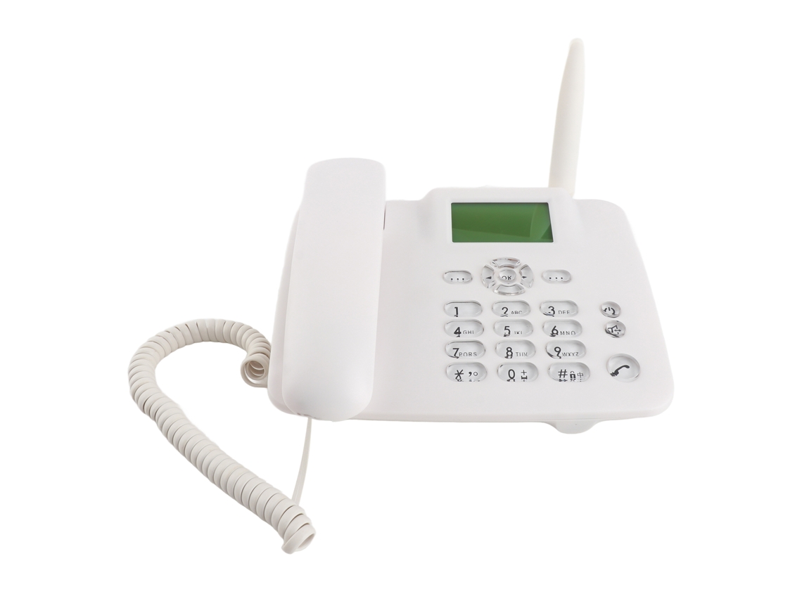 Teléfono Fijo Inalámbrico Gsm 2g Con Antena De Radio, Despertador Y Sms Para Personas Mayores, Hoteles Y Oficinas.