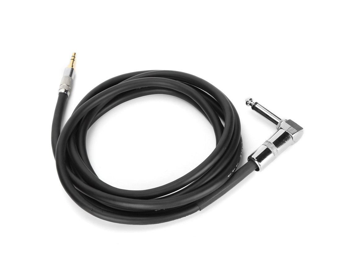 Cable De Audio Macho De 6,35 Mm A 3,5 Mm, 2 M, Para Guitarra, Piano, Amplificador Y Teléfonos Móviles.