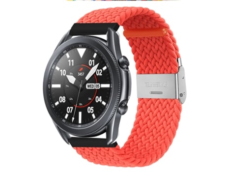 Correa Pulsera Trenzada Flexible para Garmin Forerunner 245 Naranja