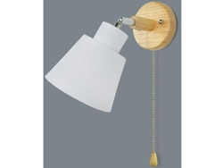 Lámpara De Pared Con Interruptor Giratorio De 350°, Estilo Retro Moderno, Madera, Casquillo E27, Para Uso En Interiores.