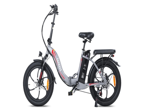 Bicicleta Eléctrica FAFREES F20 250W 576Wh Autonomía de 70 km Gris
