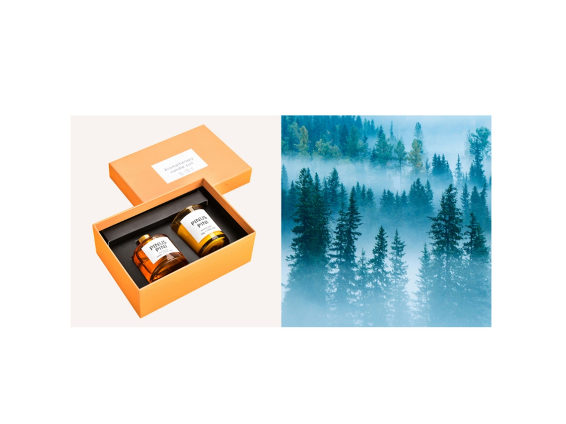 Set De Regalo De Cera De Soja Con Aceite Esencial Para Aromaterapia En El Dormitorio.