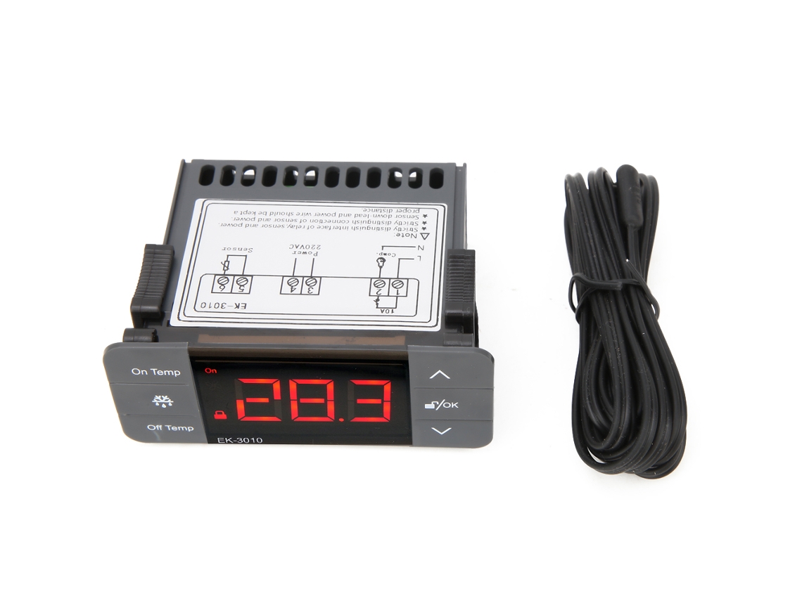 Sistema De Control De Termostato Táctil Ek-3010 Para Refrigeración Y Calefacción.