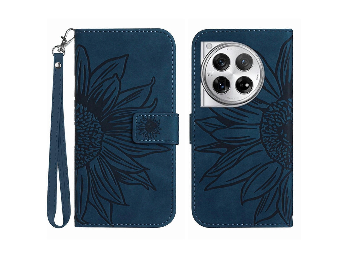 Funda Tipo Padrão Girassol Alça Para Oneplus Oneplus 12 5g Facpoet Piel Sintética Multicolor