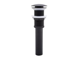 Lavabo de baño emergente Discovery Bronze G1 1/4 sin rebosadero cromado negro