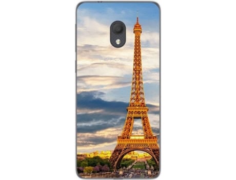 Carcasa Alcatel 1C (2019) TUMUNDOSMARTPHONE Paris Multicolor