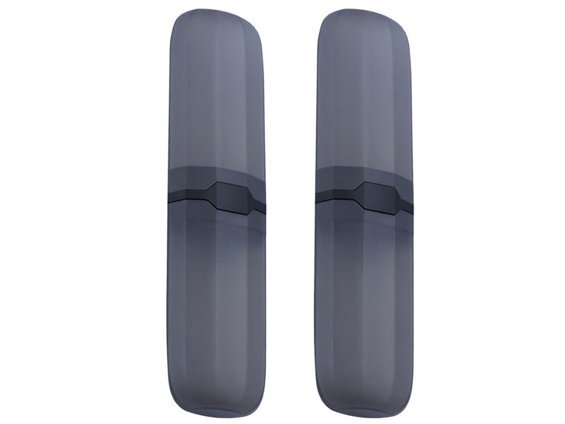 VVJIJILLY 2 Caixas De Escova De Dentes Portáteis, Suporte De Viagem 20x5,5cm