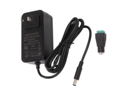 Adaptador de corriente CA a CC de 12 V 3 A (modelo 2026) con transformador de protección múltiple para tiras LED.