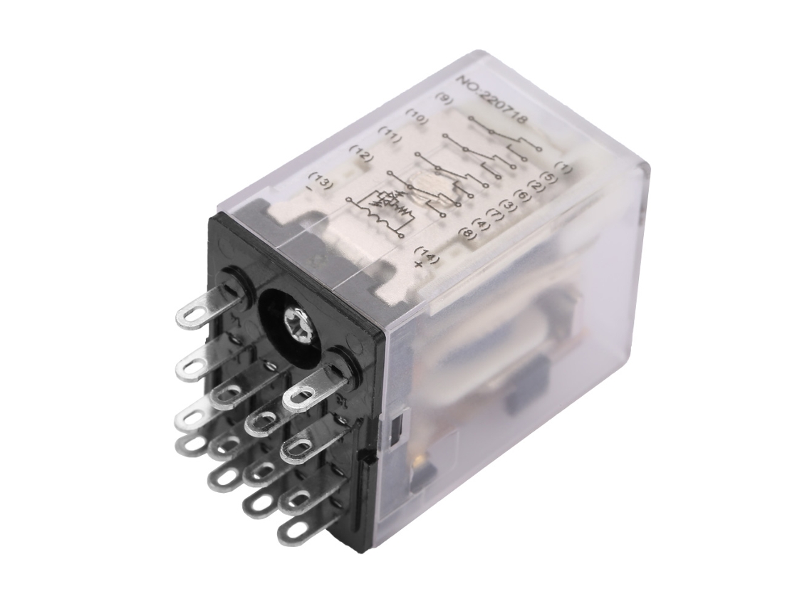10 Unidades/set Relé Electromagnético Intermedio Bemm4c 3a 14pin Pequeño
