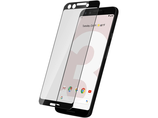 Protector de Cristal Templado AVIZAR Google Pixel 3 Negro