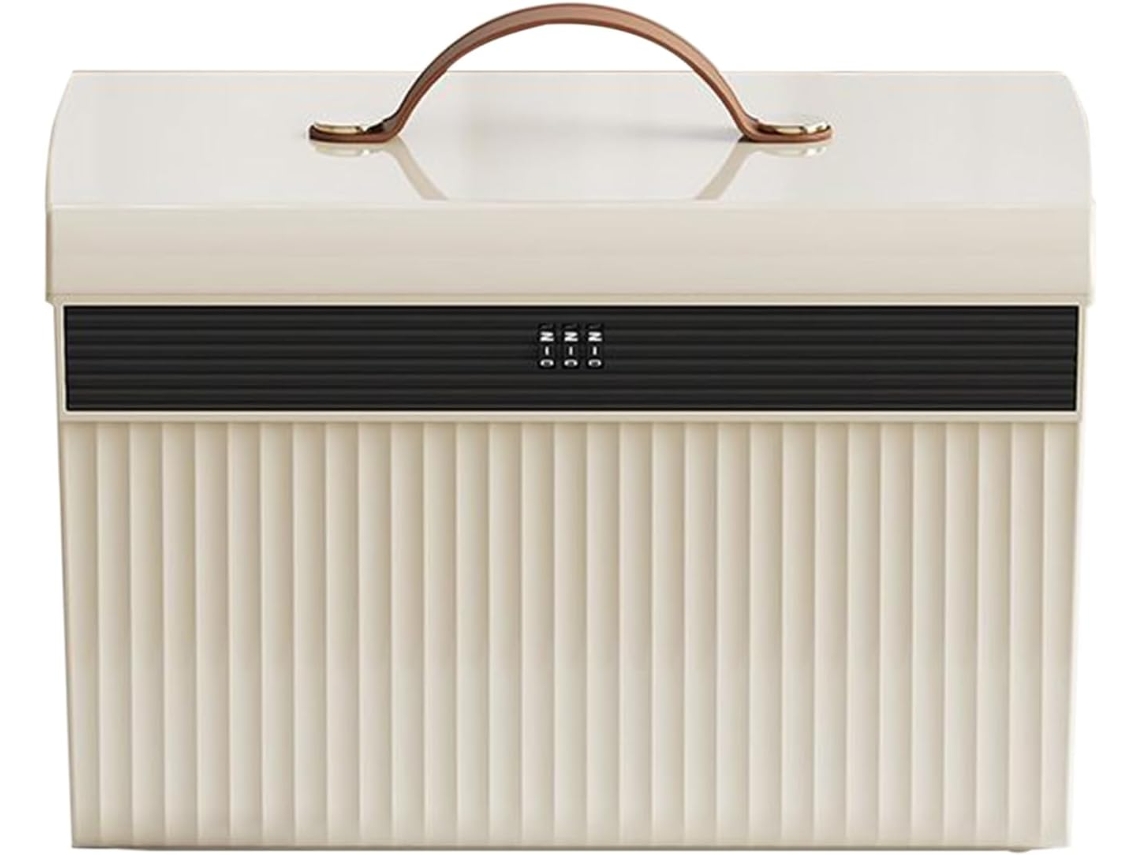 Caja organizadora con cerradura, caja organizadora de combinación de doble capa de Vayotoy