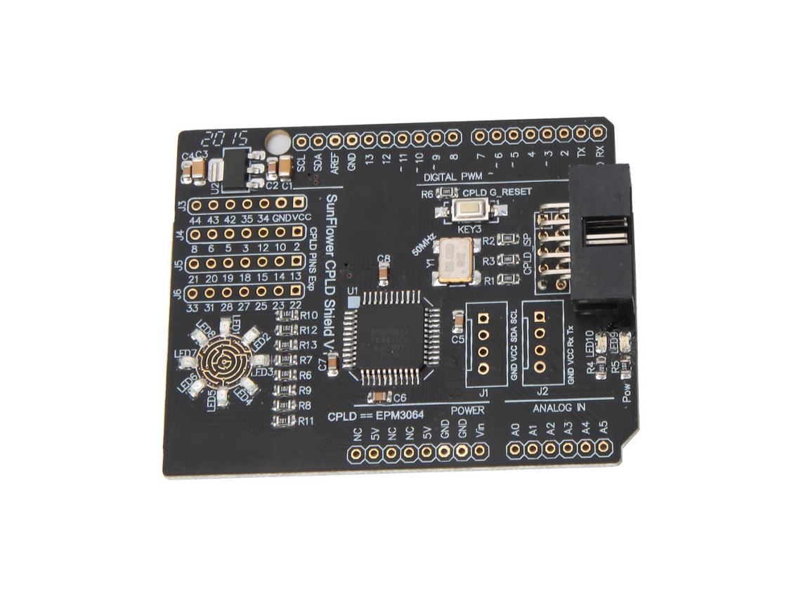 2026-as-development board Core Shield Expansion Cpld Usb Negra V1.0 Componentes electrónicos adaptados