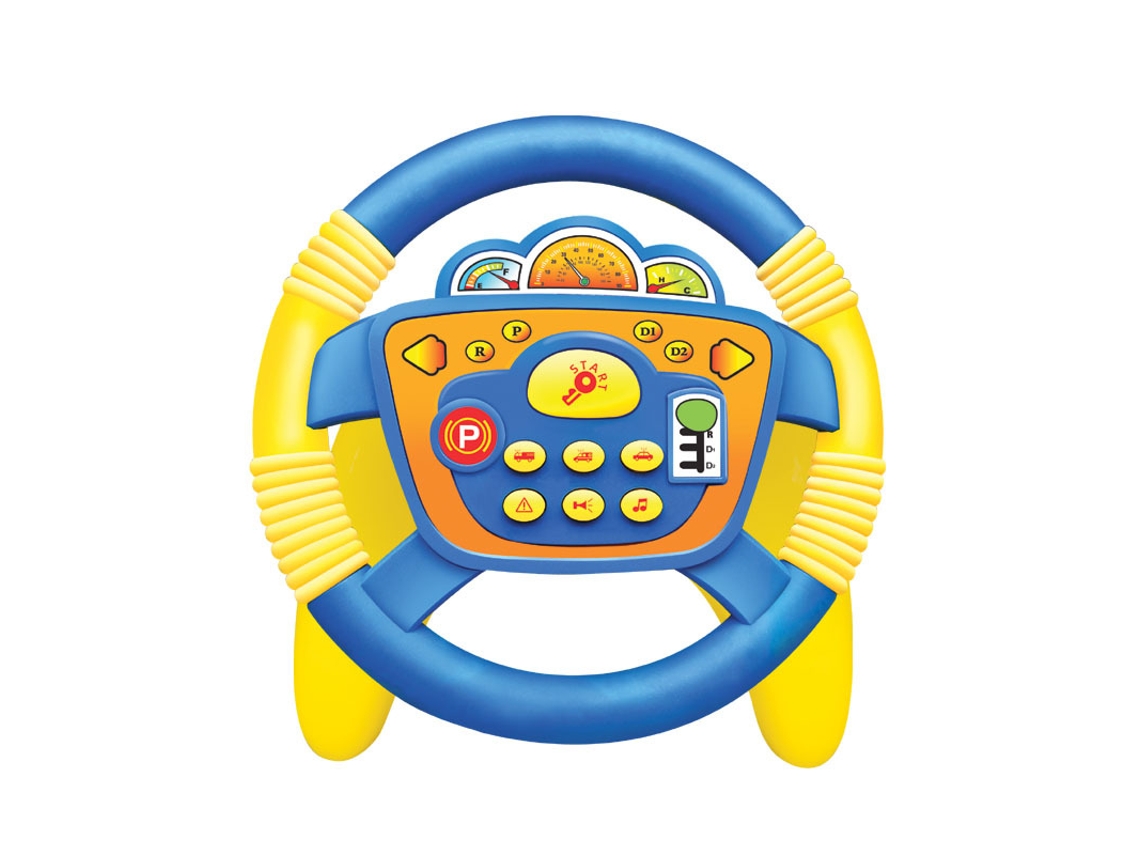 Volante Juguete Eifson Con Base En U Para Simulación De Conducción (azul)
