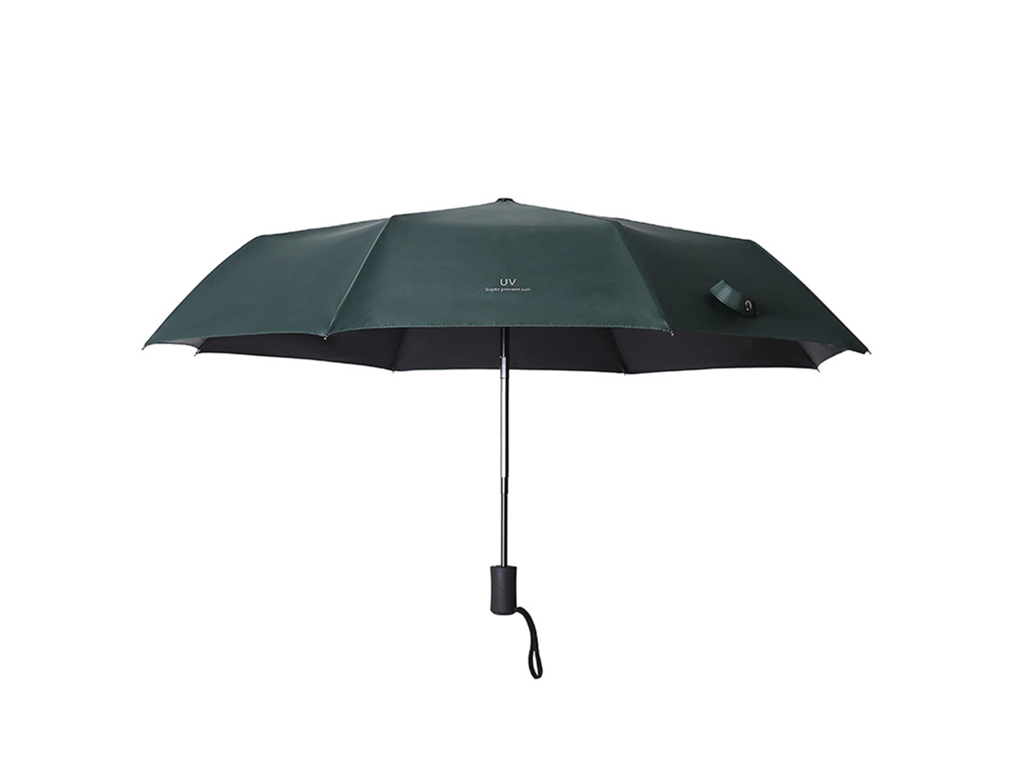Guarda-chuva Solar Uv Proteção Leve Triplo Dobrável Compacto Viagem Chuva Sol