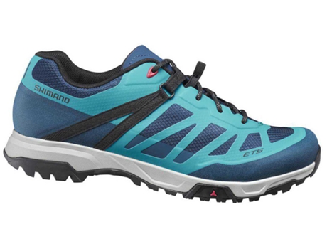 Zapatillas para Mujer SHIMANO Et5 Azul para Ciclismo (EU 43)