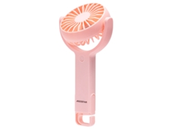 Ventilador portátil de 3 pulgadas | 7 aspas | 5 velocidades | 1200 mAh | Rosa Aigostar