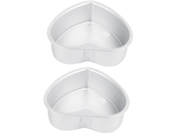 2piezas Molde Para Pasteles De De Inoxidable Molde Desmontable Para Tartas Para Hornear Cheesecakes