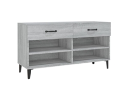 Zapatero MAISON EXCLUSIVE, Derivados de la Madera, Gris Sonoma, 102x35x55 cm