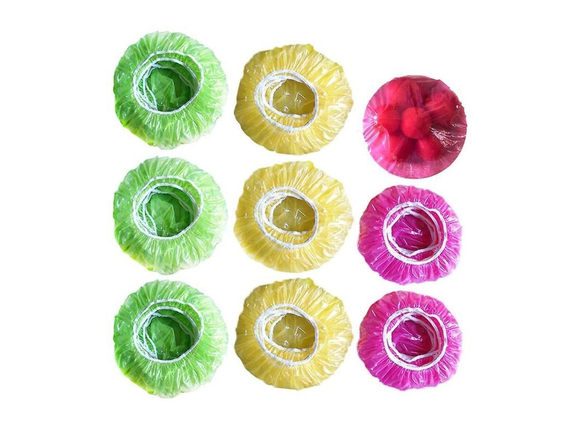2026da-100 Tapa Elástica Para Almacenamiento De Alimentos Reutilizable Stretch Para Platos Y Bowls Rosa Intenso