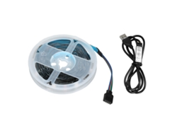 2026-tiras Led Rgb De 5v Usb Con 3 Funciones Botón, 1m/3.3ft Para Dormitorio, Club, Hotel, Pasillo, Decoración Exterior