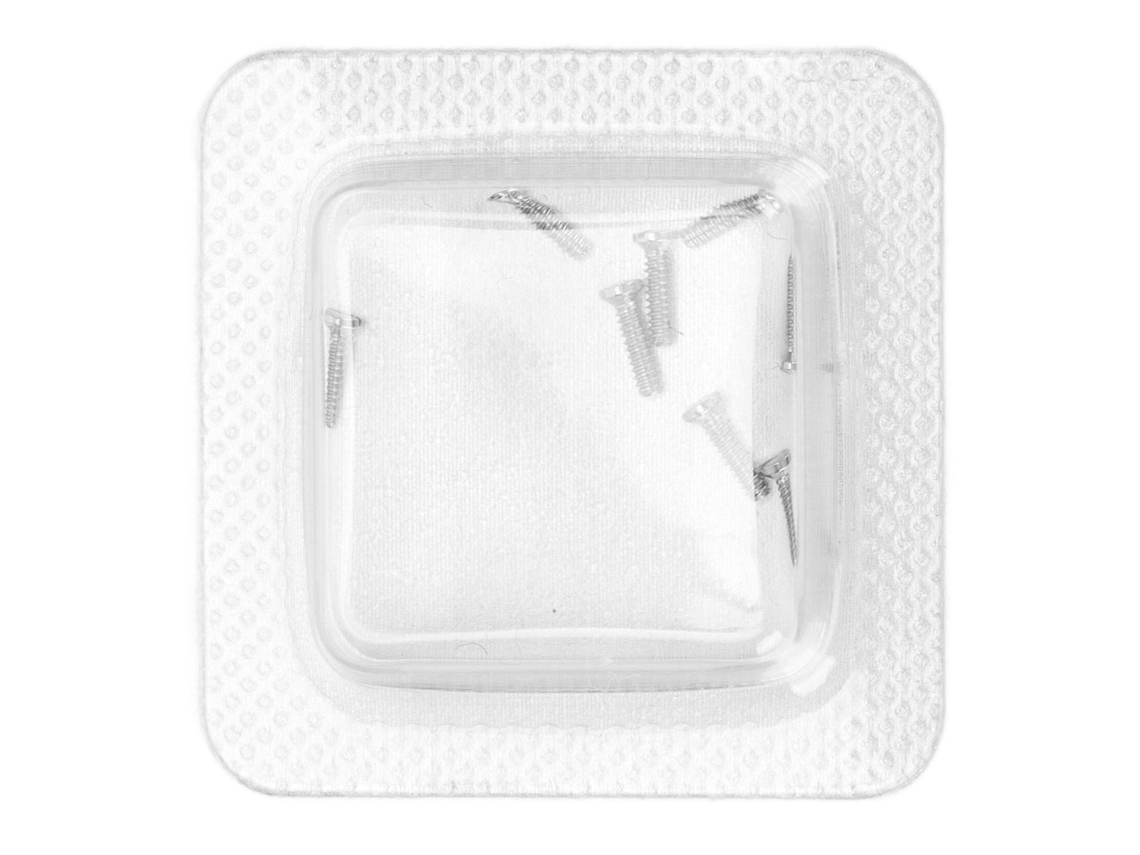 8 tornillos para tapa de caja de reloj de acero inoxidable Santos M
