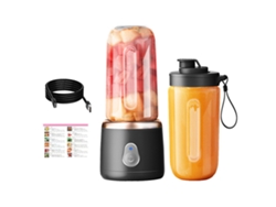 Licuadora portátil recargable Digitallab, de grado alimenticio, 400 ml, vaso doble ()