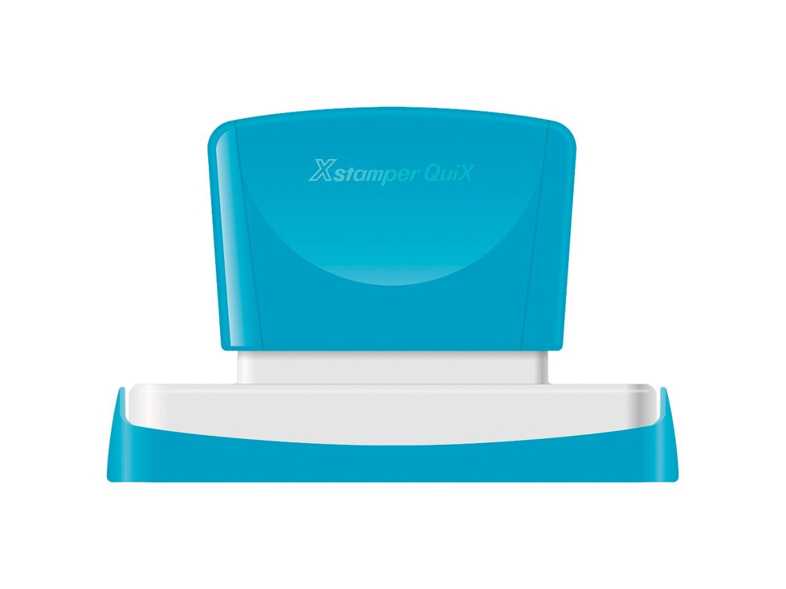 Quix Sello Personalizado X'STAMPER (Azul - 16 X 83 Mm)
