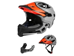 (gris) Casco Integral Desmontable Para Niño, Casco De Ciclismo