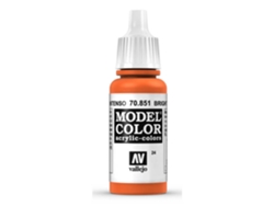 Pintura Acrílica Mate 17 Ml ACRYLICOS VALLEJO 851 Naranja Intenso