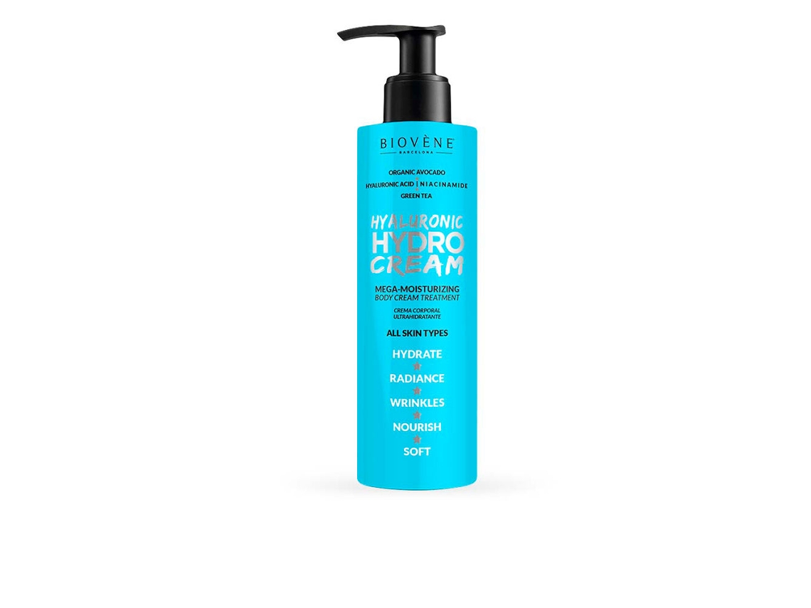 Hyaluronic Hydro Cream Mega-moisturizing Body Cream Treatment Biovène 200 ml