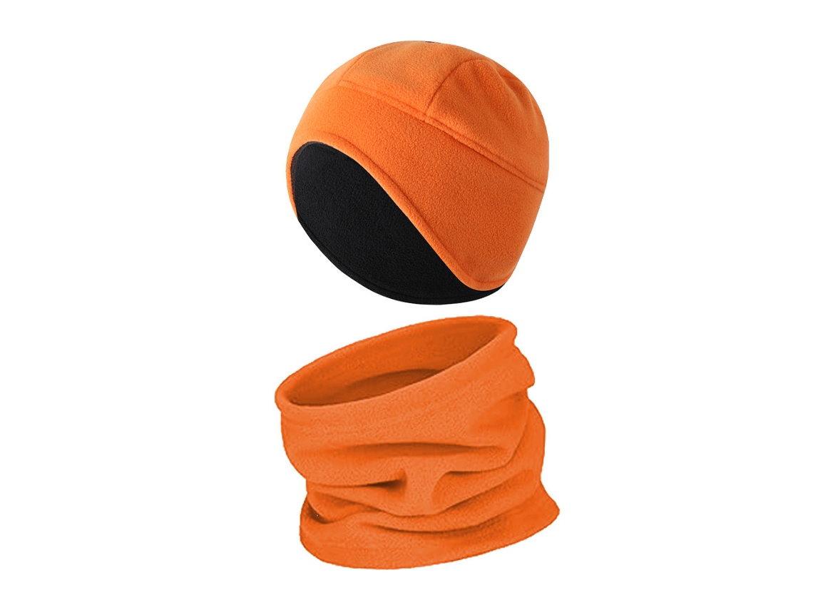 Conjunto De Chapéu E Cachecol (aproofado Ao Vento, Ideal Para Ski)
