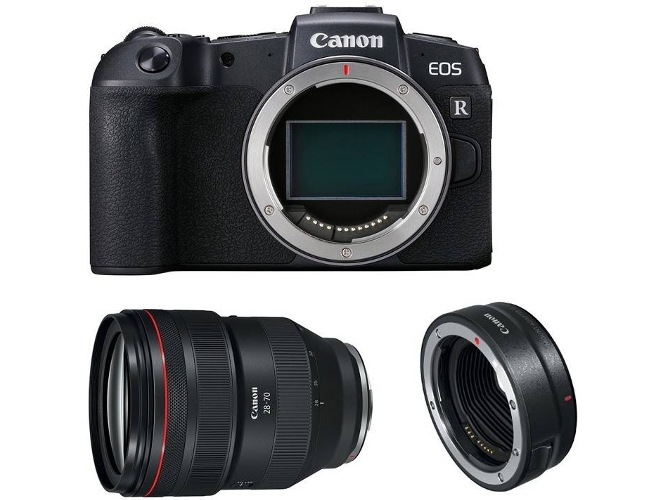 Kit Cámara Mirrorless CANON EOS RP + RF 28-70 mm f/2L USM + Bolsa