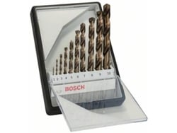 Conjunto de Brocas BOSCH para Metal Robust Line - 10 Un - Hss-Co - 1 - 10 mm