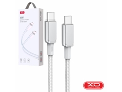 Cable USB C macho a USB C macho PD de 60 W y 1 m, color blanco Xo