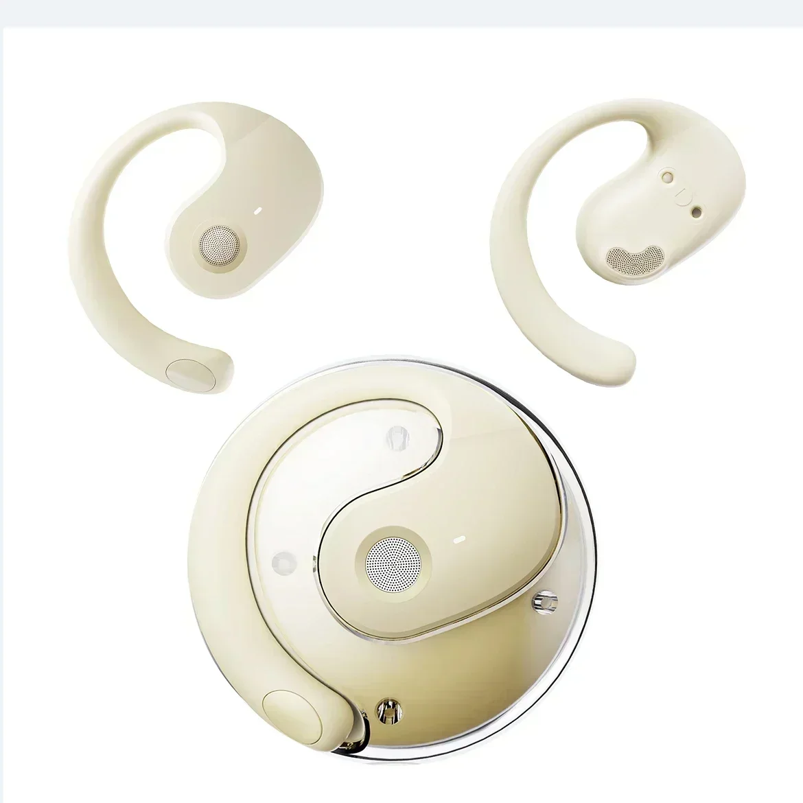 Auriculares Con Función De Traducción (color Blanco Roto), Compatibles Con 144 Idiomas Y Acentos, Inalámbricos En Tiempo Real.