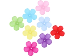 380 Cuentas Acrílicas Con Forma De Flor