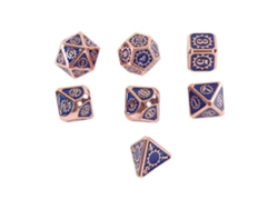 7pcs Dados Poliedros De Metal Para Jogos De Mesa Rpg Festa Natal Presente Type 2