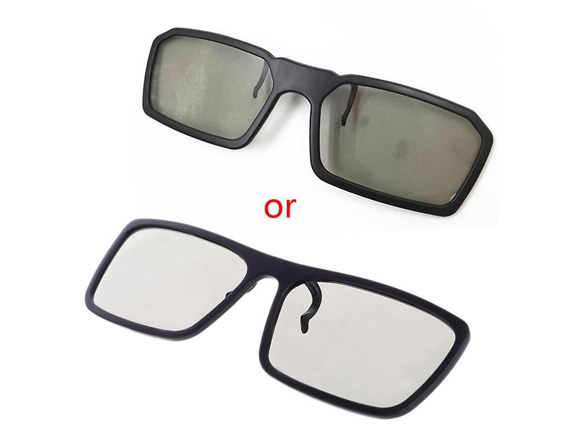 2026-gafas 3d Unisex Clip-on Con Lentes Polarizadas Para Tv 3d Y Cine Real D, Marco Abs Ligero