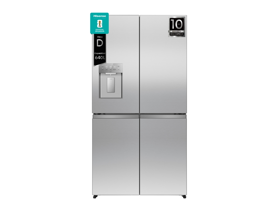 Frigorífico Americano HISENSE RQ640P5SSD (No Frost - 179 cm - 640 L - Inox)
