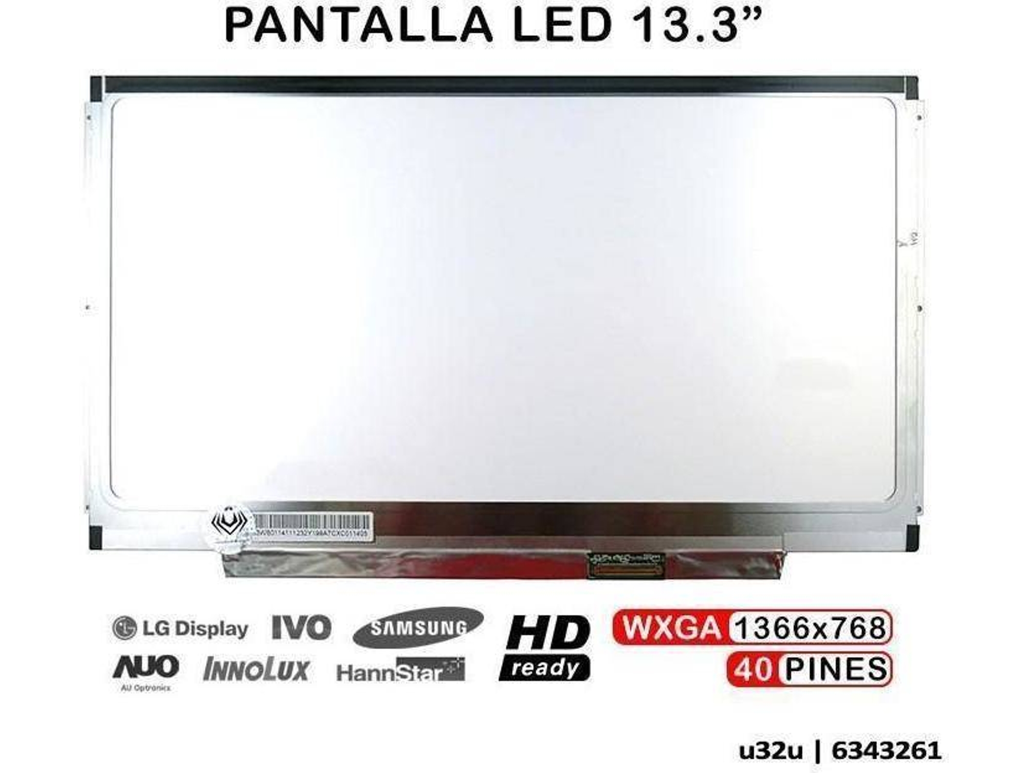 Pantalla Led de 13.3'' para Portátil Dell Latitude E6320