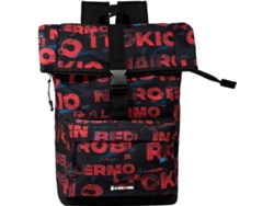 Mochila LA CASA DE PAPEL Cities Flap (Rojo - 34x43x12cm)