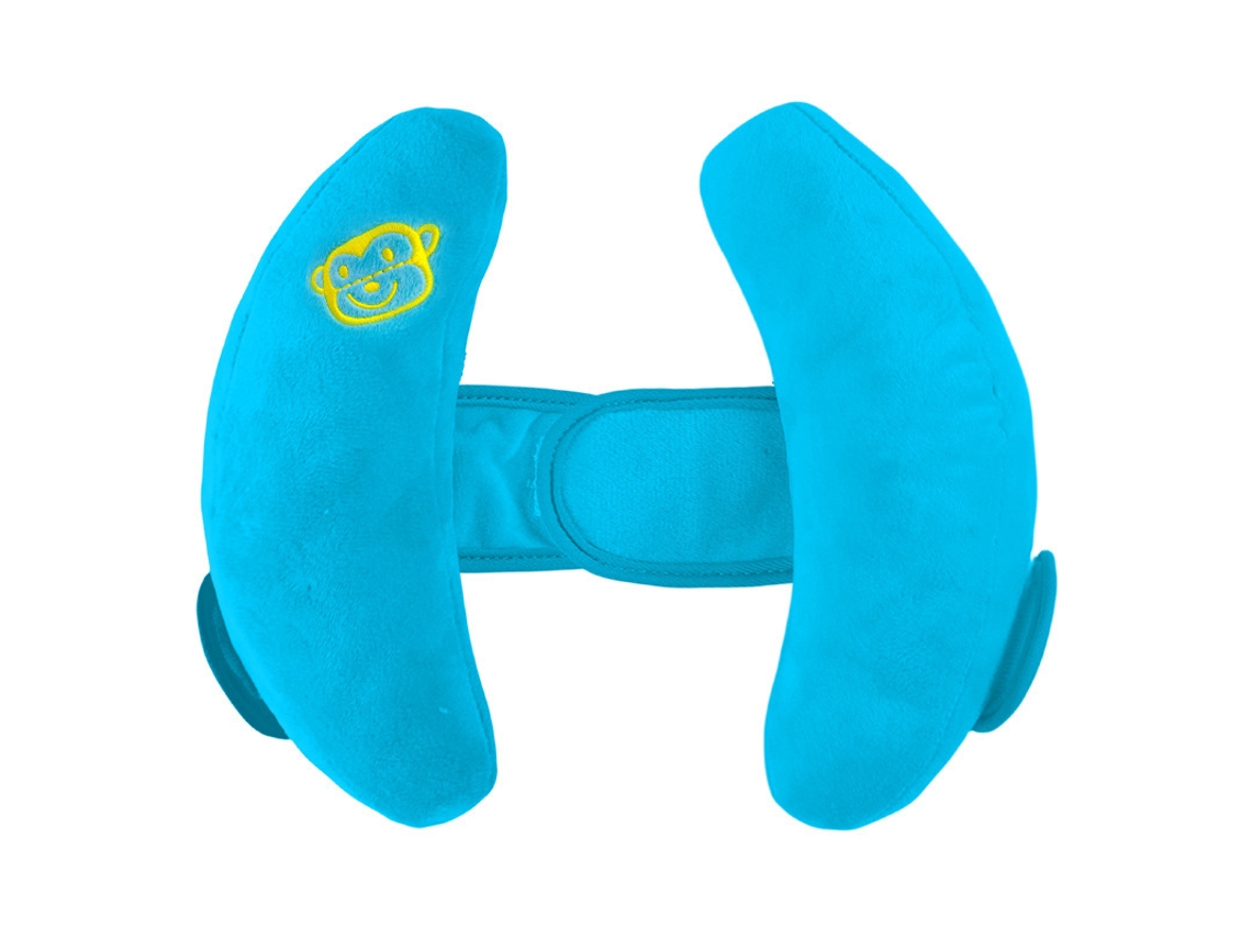 Almohada de soporte ajustable para cabeza y cuello para asiento de coche de bebé Siurn Blue