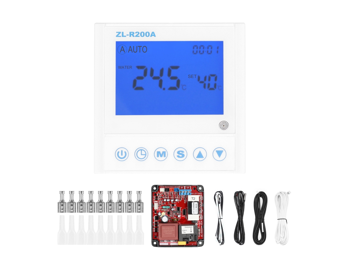 Controlador Universal De Calefacción Por Aire Y Agua Con Calefacción Auxiliar Y Múltiples Protecciones.